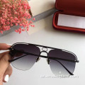 Unisex Square Semi Rimless Sun Glasses Topdan